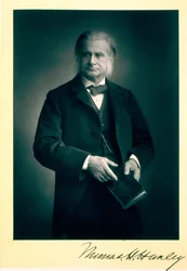 Professor Thomas H. Huxley, biologist, portrait photograph