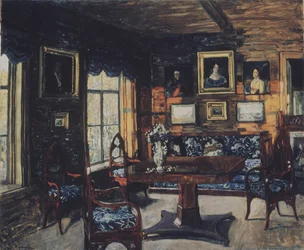 The Drawing Room in the Manor House Rozhdestveno