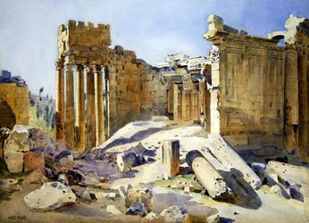 Ruins at Baalbek, c.1905