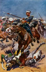 The 9th Lancers at Chilleanwallah