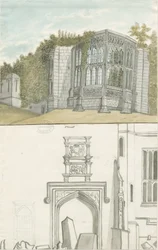 Tixall - Gothic Window and Heraldic Antiquities
