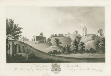 Tutbury Castle - North East View