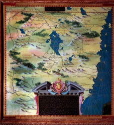 South Africa (Mozambique) Map made by Stefano Bonsignori (? -1589) Italian cosmographer and painter. Around 1581. Florence, Palazzo Vecchio, Sala del Mappamondo