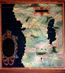 West Africa (Congo and Angola) Map Made by Stefano Bonsignori