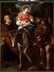 The Fleeing Holy Family and the Thief Tito, c.1670