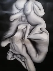 Intertwined Human Forms