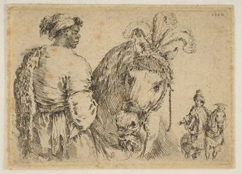 A Black Man Feeding a Horse, ca. 1662.