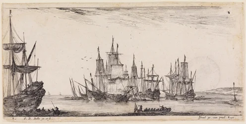 Loading of Various Ships: Various Ships at the Roadstead
