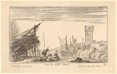 View of the Italian Coast