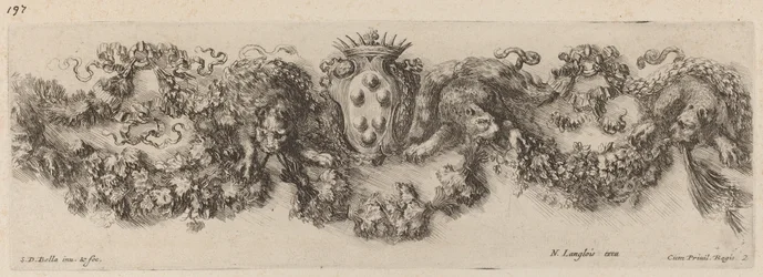 Festoon with Medici Coat of Arms