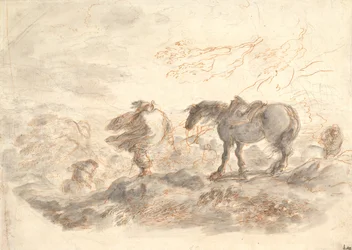 Horsemen in a Storm