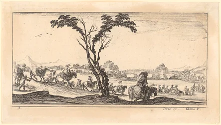 Cavalry Crossing a River