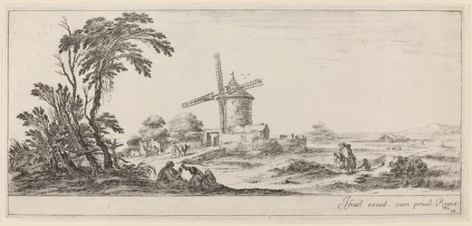 Landscape with Windmill, in or before 1647