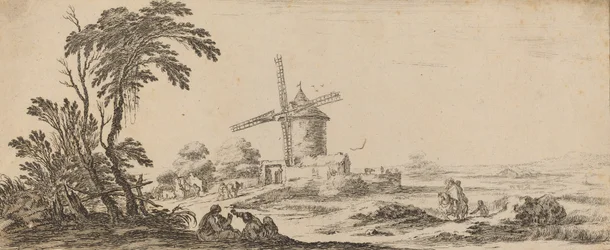 Landscape with Windmill