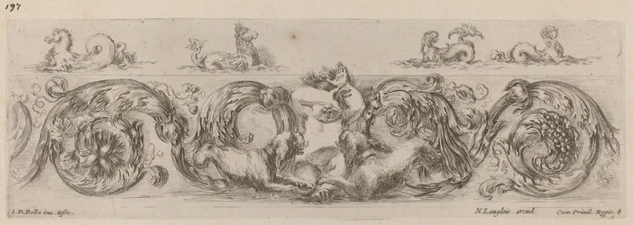 Ornamental Frieze with Marine Creatures