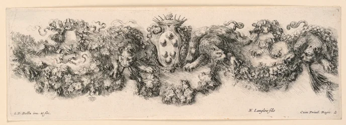 Ornamenti di fregi e fogliami