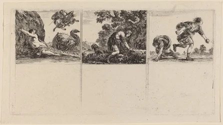 Perseus and Andromeda; Cephalus and Procris; Hippomene and Atalantus