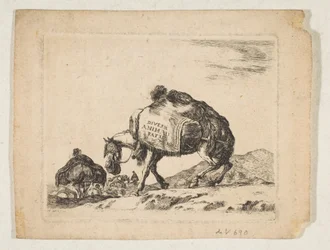 Plate 1: a pack horse, from 
