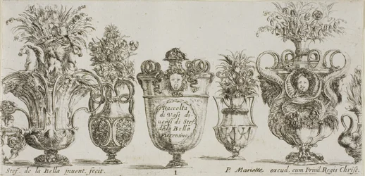 Plate One from Collection of Various Vases