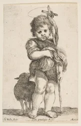 The Infant St. John the Baptist Holding up His Robe