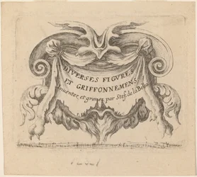 Title Page for "Diverses figures et griffonnements"