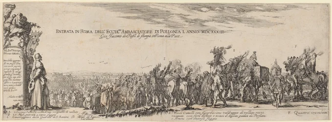 Title Page for Entry into Rome of His Excellency the Polish Ambassador
