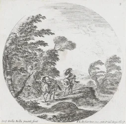 Two Riders Against the Wind