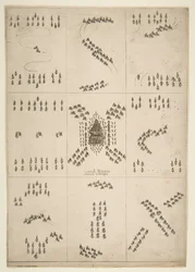 Various Figures of Horse Ballet, 1652