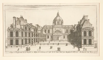 View and Perspective of the Chapel and House of Sorbonne