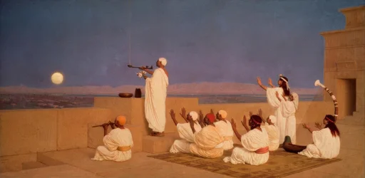 The Worship of the Moon God Khonsu