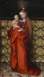 The Virgin Crowned by Angels. Around 1450