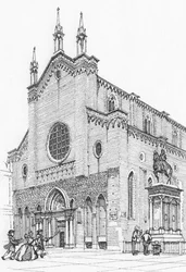 The Church of Saints Zanipolo, Venice