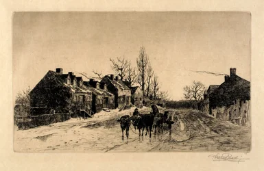 A Winter Evening, Windsor, N.S.