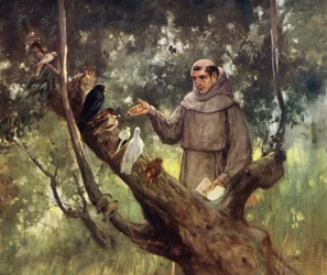 Saint Francis preaching to the Birds
