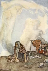 The white steed had vanished from their eyes like a wreath of mist, illustration from 