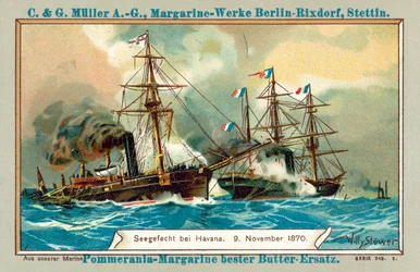 Naval Battle at Havana, 9 November 1870