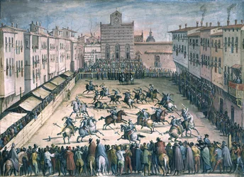 Horse Joust at the Piazza Santa Croce