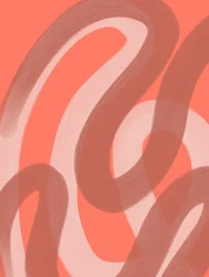 Abstract Coral Flow