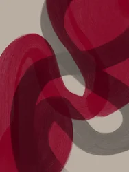 Abstract Crimson Flow