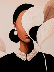 Elegant Abstract Portrait