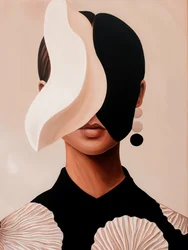 Flowing Abstract Portrait