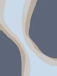 Muted Abstract Waves