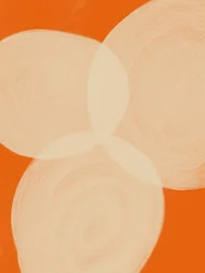 Serene Orange Shapes
