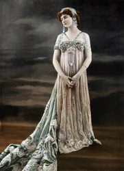 French Soprano Genevieve Vix as Circe in Opera Circe at Opera Comique, Paris