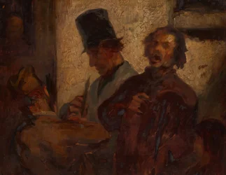 Street Musicians, c. 1855