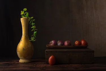 Dark Rustic Still Life