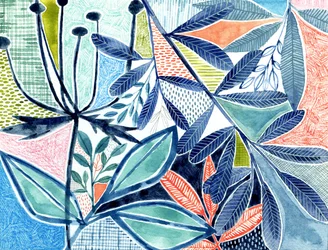 Abstract Botanical Foliage