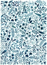 Blue Floral Pattern