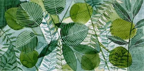 Botanical Green Pattern