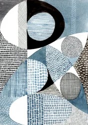 Geometric Patterns With Varying Shades